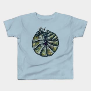 Armadillidium vulgare Isopod Kids T-Shirt